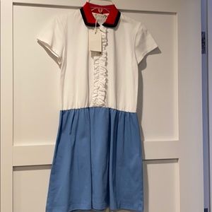 Gucci Girls Pull On Dress With Gucci Buttons Sz 12